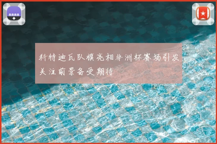 科特迪瓦队旗亮相非洲杯赛场引发关注前景备受期待